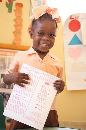 Child in haiti