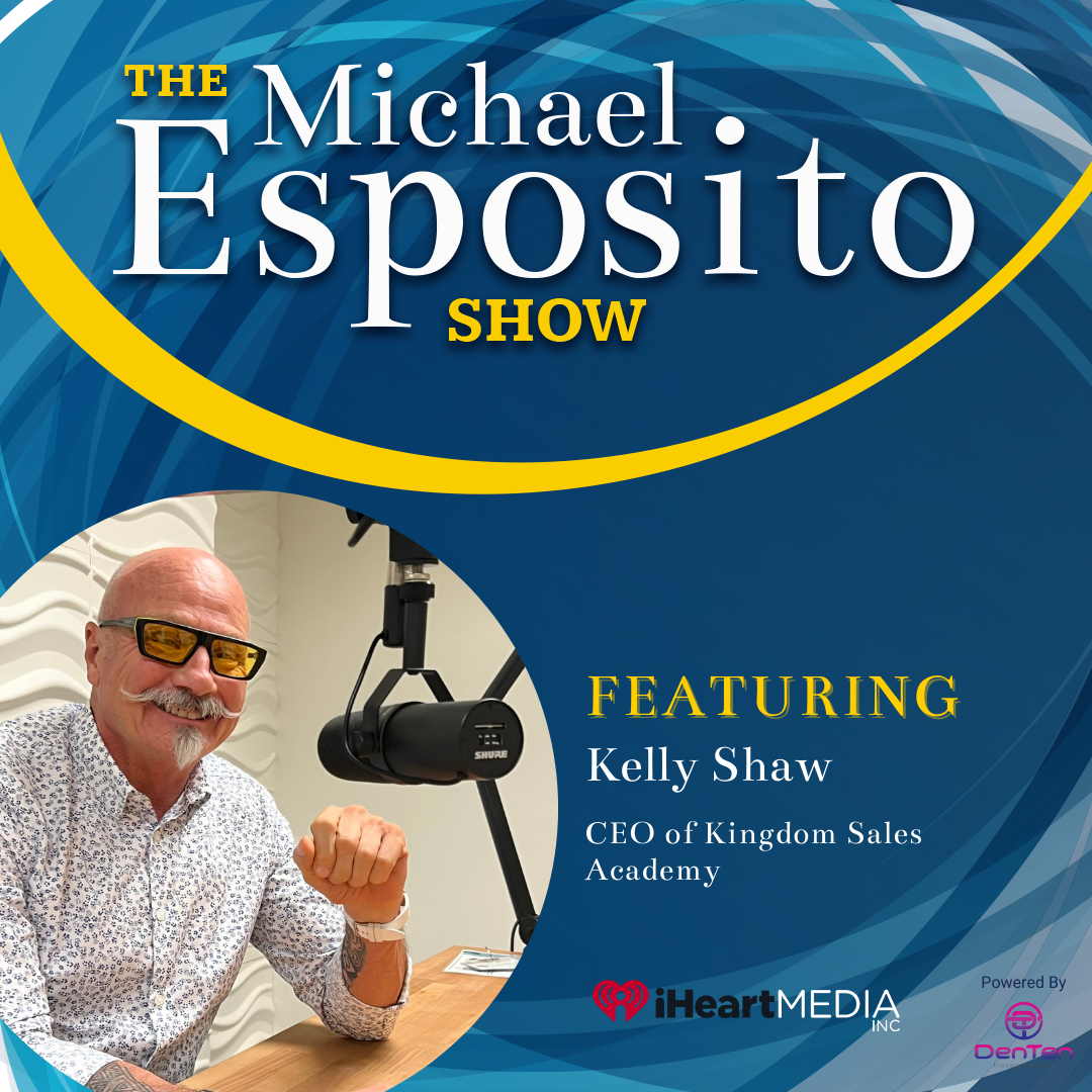 The Michael Esposito podcast graphic with Kelly Shaw