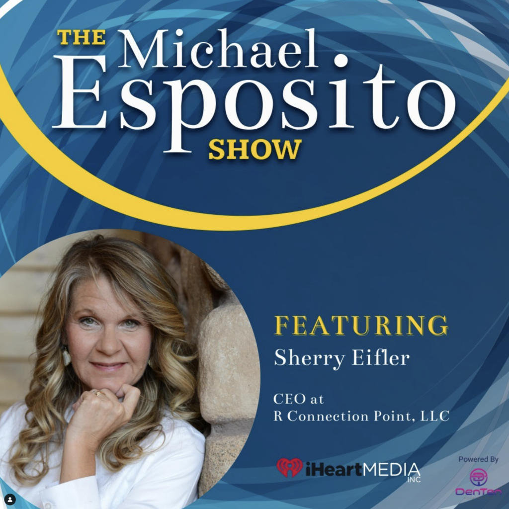 The Michael Esposito Show entrepreneur podcast episode graphic sherry eifler