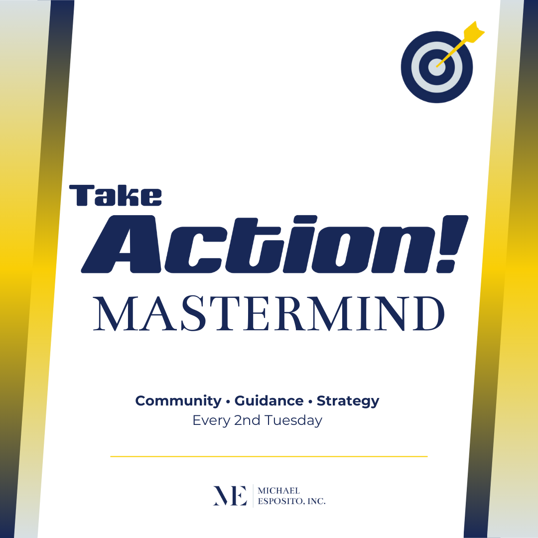 Take Action! MasterMind Community graphic