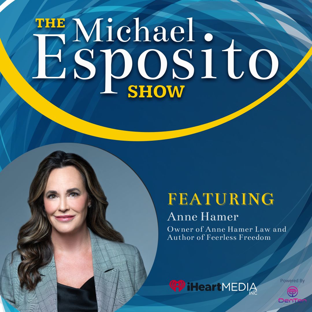 Anne Hamer podcast guest episode graphic from The Michael Esposito Show