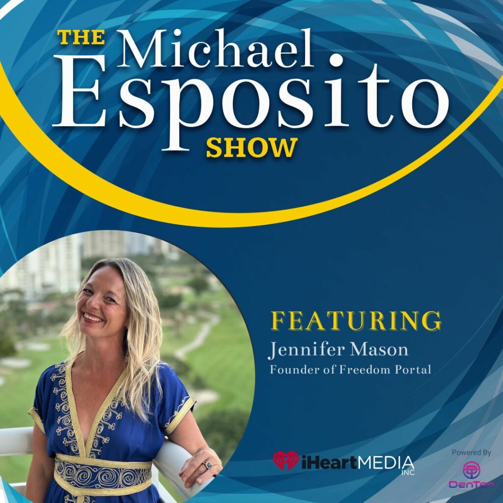 Jennifer Mason podcast guest Michael Esposito Show episode graphic