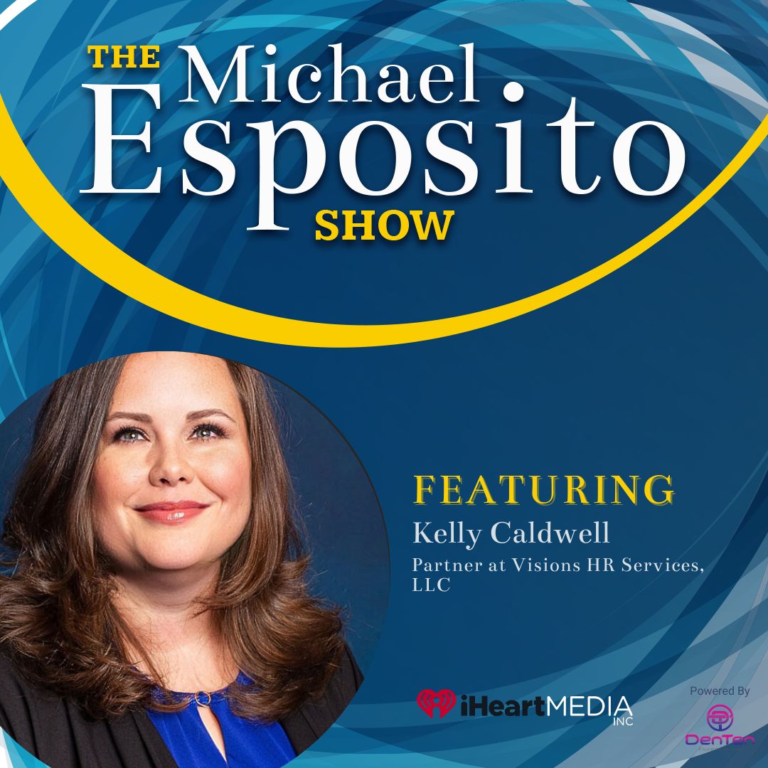 Kelly Caldwell podcast guest Michael Esposito Show episode graphic