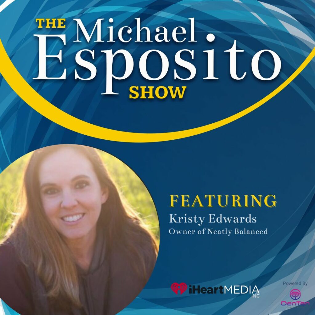 Kristy Edwards podcast guest episode graphic from The Michael Esposito Show