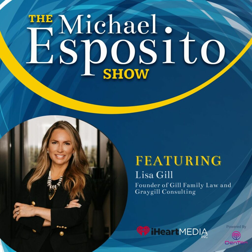 Lisa Gill podcast guest episode graphic from The Michael Esposito Show