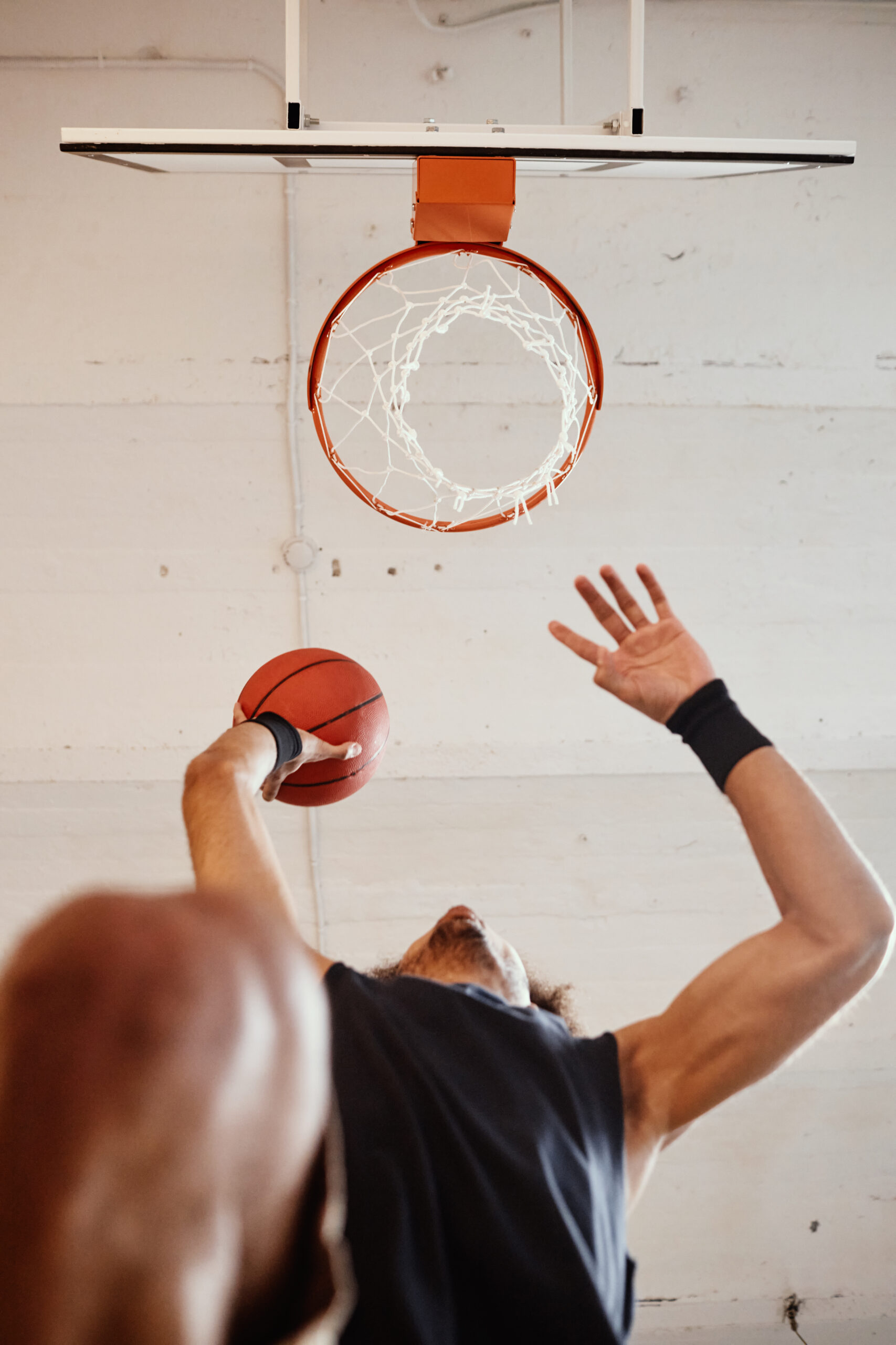 Basketball Player Jumping Up