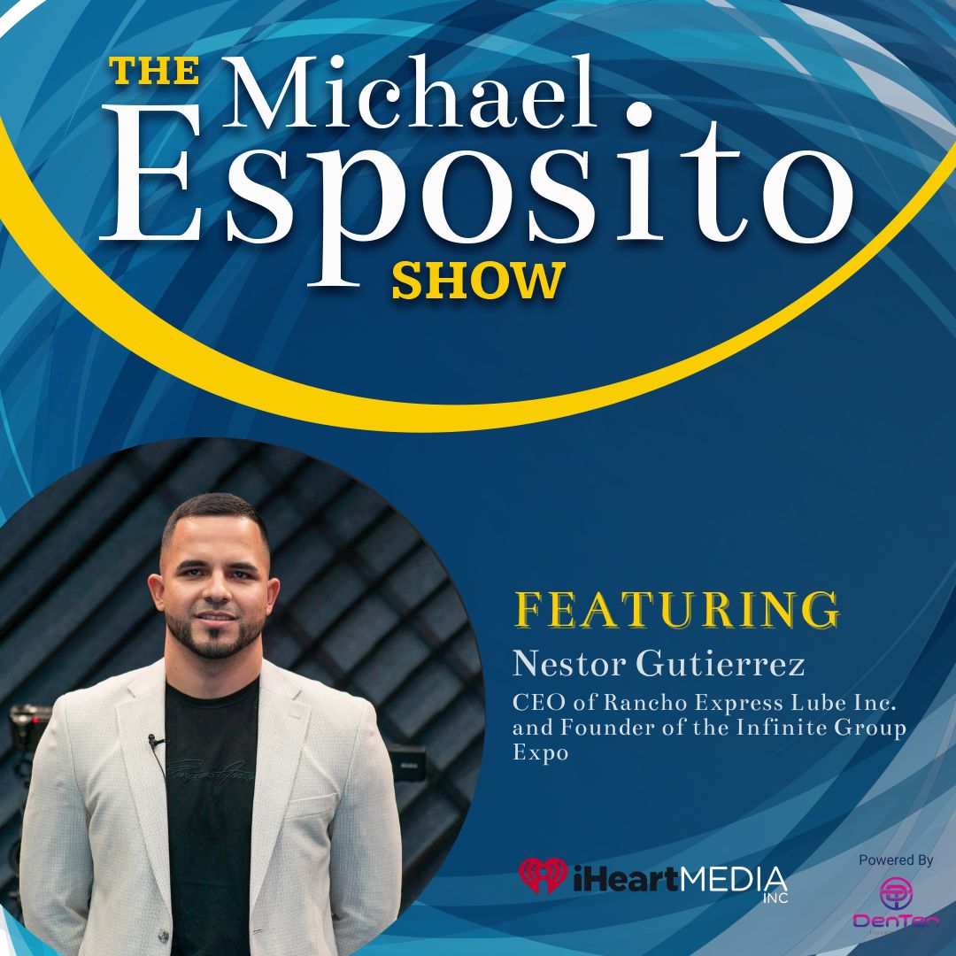 Nester Guiterrez podcast guest Michael Esposito Show episode graphic